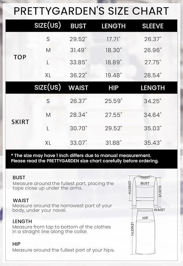 Women's Fall 2 Piece Sweater Set Rib Knit Long Sleeve Crop Top Maxi Bodycon Skirt Casual Winter Outfits - Image 3