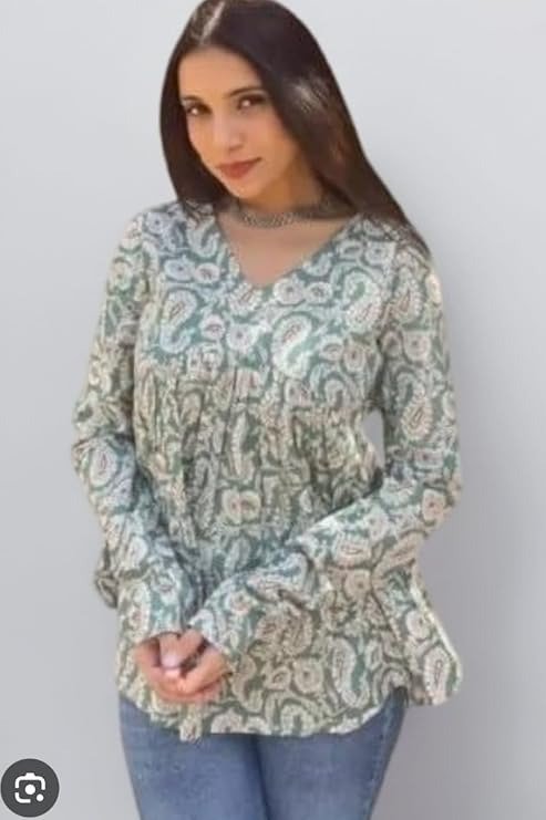 Stylish Floral Printed Tops for Girls and Women - Image 2