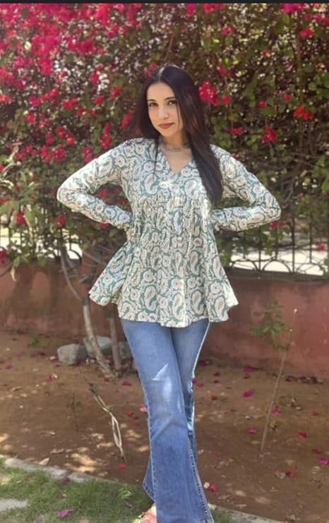Stylish Floral Printed Tops for Girls and Women - Image 4